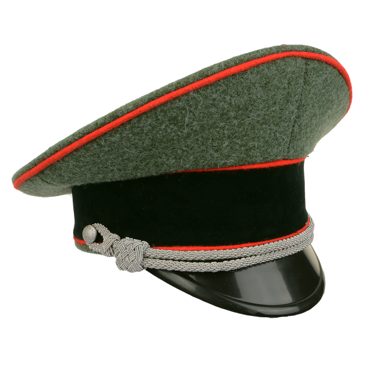 Buy German Army Officer Visor Cap without Insignia Field Grey