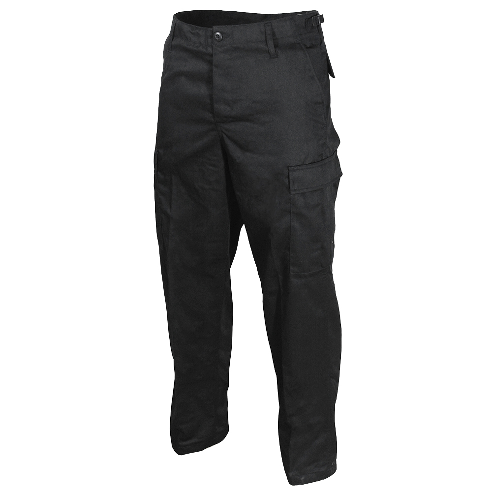Kids Boys Youth BDU Ranger 6-Pocket Black Combat Cargo Trouser Fashion Pant  5-13