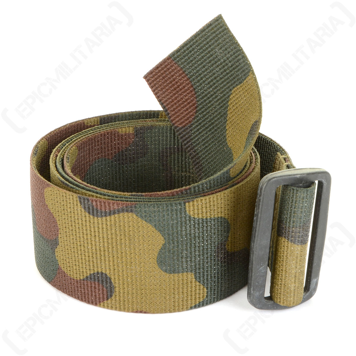 Original Belgian Army 120cm Jigsaw Camouflage Belt Epic Militaria
