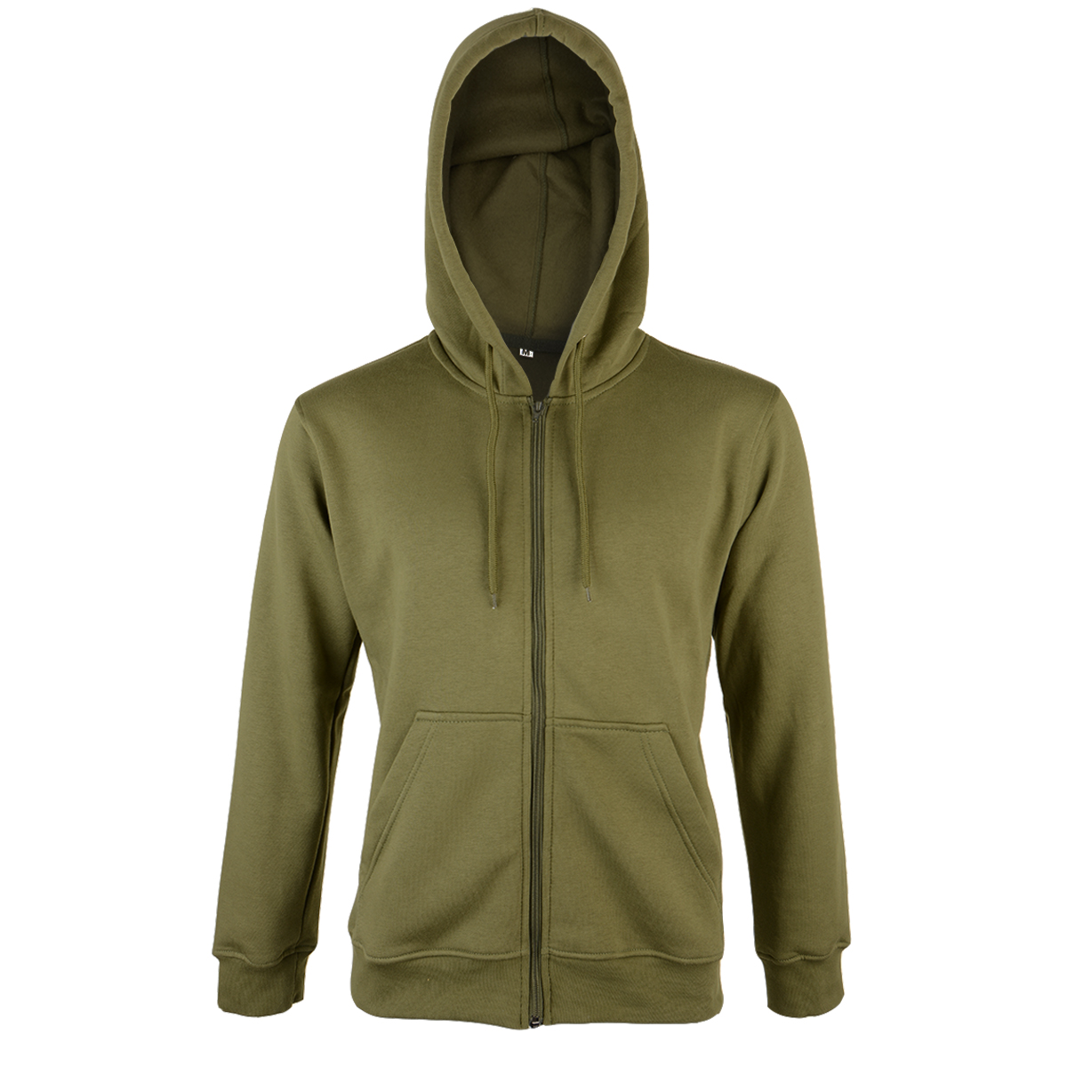 Olive green zip up on sale