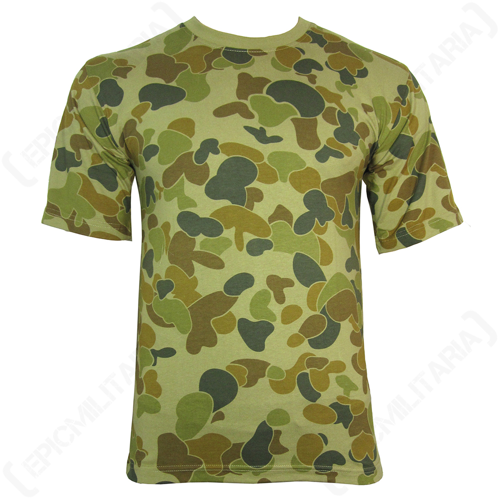 ** T-SHIRT AUSTRALIAN MULTICAM ADULTS CREW NECK NEW **  ARMY COSPLAY CADETS 