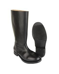 This view shows the front and the sole of the German Wachbataillon Jack Boots. Thumbnail