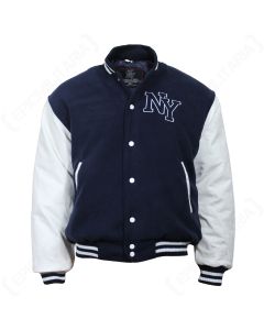 Vintage NY Baseball Jacket Navy 