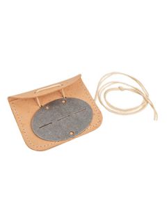 WW2 German dog tag and leather pouch thumbnail