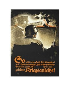 This view shows the front of the poster. Thumbnail.