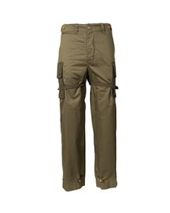 This view shows the front of the US WW2 Airborne M43 Trousers. Thumbnail