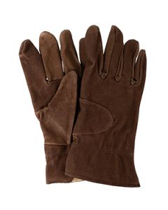 This view shows the front of the Czech Army Ladies Leather Gloves. Thumbnail.