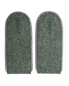 Field Grey Light Grey Piped EM Shoulder Boards - Propaganda Troops