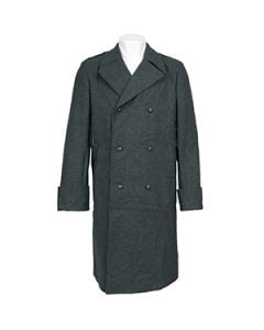 This view shows the front of the great coat. Thumbnail.