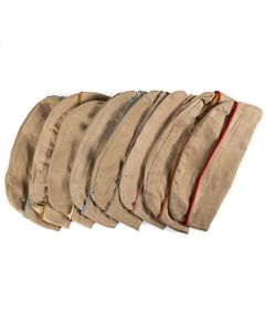This view shows the Original WW2 Era US Army Overseas Khaki Garrison Caps - 53cm. Thumbnail.