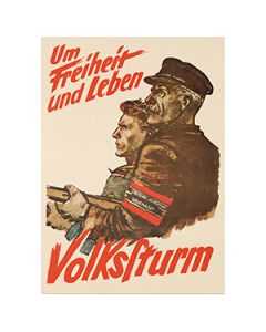 Volksturm - German WW2 Poster