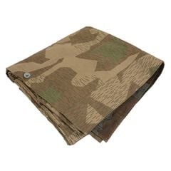 WW2 German Reversible Zeltbahn - Splinter Camo