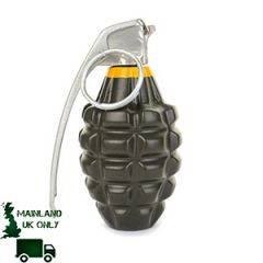 Metal Pineapple Grenade - MK II Yellow Band