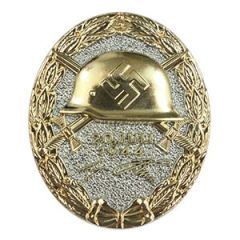 Gold 1944 German Wound Badge Thumbnail