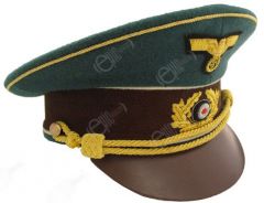 WW2 German Hitler Visor Cap -Green