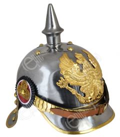 WW1 German/Prussian Cuirassier Pickelhaube - Silver