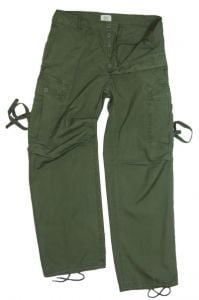 US Olive Green Tropical/Jungle Trousers - Vietnam Era