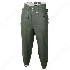 WW2 German M43 Field Grey Wool Trousers