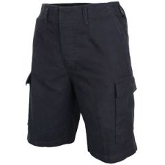 Prewashed Moleskin Shorts - Black