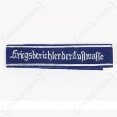 Kriegsberichter der Luftwaffe Cuff Title