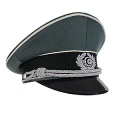 WW2 German Officers Visor Cap by Erel without Insignia
