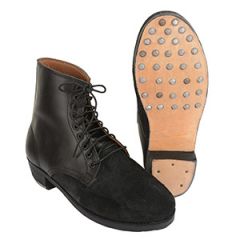 WW2 German M43 Low Boots - Black