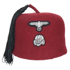 WW2 Waffen SS M43 Fez - Maroon