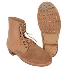 WW2 German M37 Low Boots - Natural