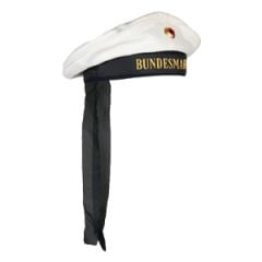 Bundesmarine Top Cap with Insignia - White