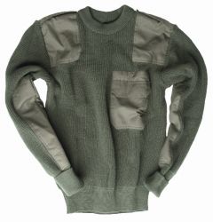 German Army Style Jumper - Olive Green