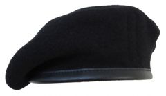 British Wool Beret - Black
