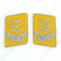 Luftwaffe Flieger Division Oberstleutnant Collar Tabs - Yellow