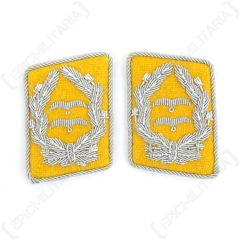 Luftwaffe Flieger Division Oberstleutnant Collar Tabs - Yellow