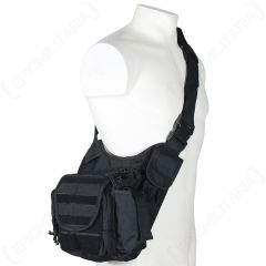 Black MOLLE Shoulder Pack