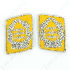 Luftwaffe Flieger Division Oberst Collar Tabs - Yellow