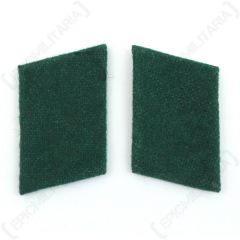 Luftwaffe Field Division Collar Tabs - Green