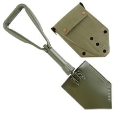 German Army Style Olive Drab Shovel and Cover