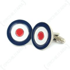 British RAF Roundel Cufflinks - front