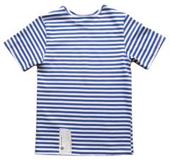 Genuine Russian KIDS Light Blue Short Sleeved Striped T-Shirt