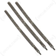 US Army Metal Tent Poles - Pack of 3