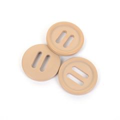 British Army Style 31mm Slotted Buttons - Khaki