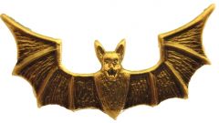 Russian Spetsnaz Bat Pin Badge - Brass Coloured