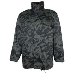 US M65 Style Field Jacket With Liner - Russian Taiga Camo