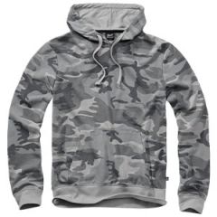 Brandit Hooded Sweat Shirt - Grey Camo