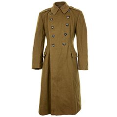 military wool trench coat
