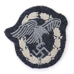 WW2 German Cloth Luftwaffe NCO Observer Badge