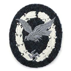 WW2 German Qualified Cloth Luftwaffe Air Gunner Badge