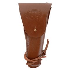 US M1916 Colt Pistol Holster with Brass Fittings - Brown