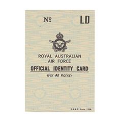 WW2 Australian Air Force ID Card