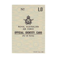 WW2 Australian Air Force ID Card